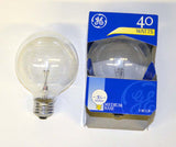 GE clear globe 40watt