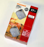 Sylvania X-tra-life soft white 57 watt 4pk