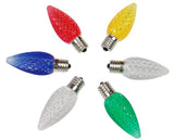 LED C9 faceted replacement bulbs